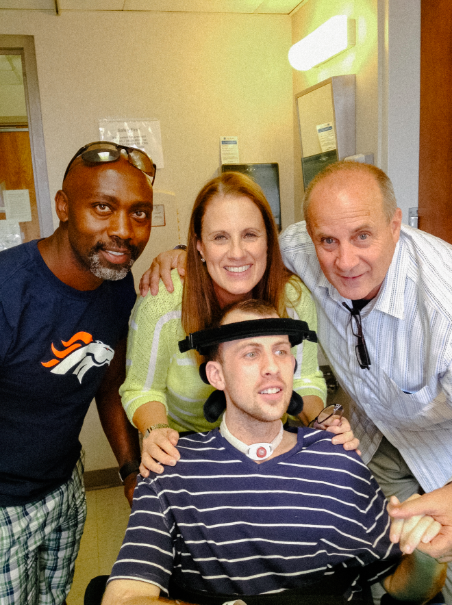 Shawn with Family Family & Advocates